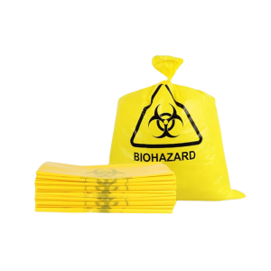 Biohazard Yellow Trash Bag